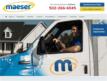 Tablet Screenshot of maeser.com